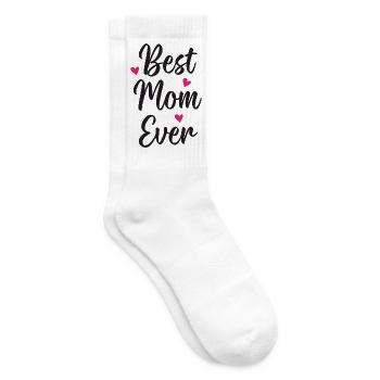 Beste Mutter aller Zeiten - Tennissocken - Weiß - Rechts