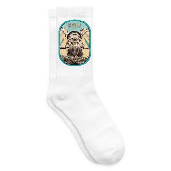 Porte Fantastique: Palais de Pena, Sintra - Chaussettes de tennis - blanc - Droite