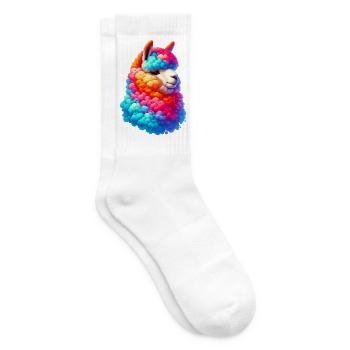 Alpaca - Tennis socks - white - Right