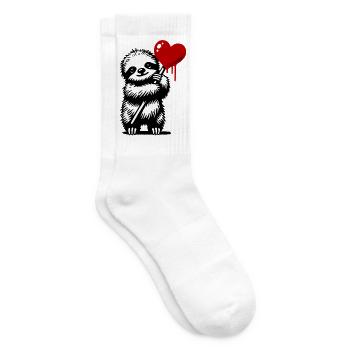 Sloth - Tennis socks - white - Right