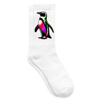 Pinguin - Tennissocken - Weiß - Rechts