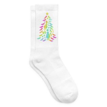 Christmas Tree Nutcracker - Tennis socks - white - Right