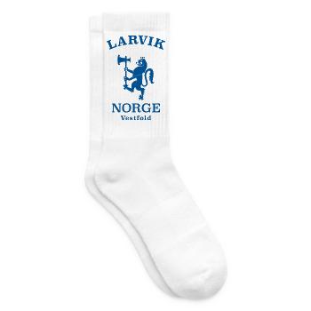 Larvik, Norway, Norway - Tennis socks - white - Right