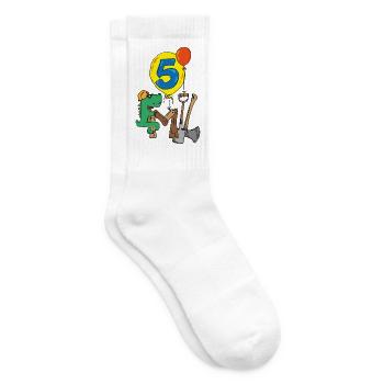 Emil Baustellenkroki fête ses 5 ans - Chaussettes de tennis - blanc - Droite