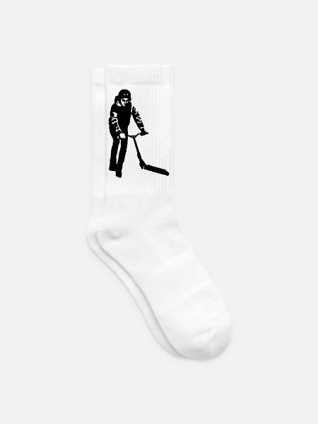 Trottinette - Chaussettes de tennis - blanc