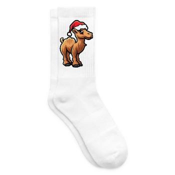 Noël à dos de chameau - Chaussettes de tennis - blanc - Droite