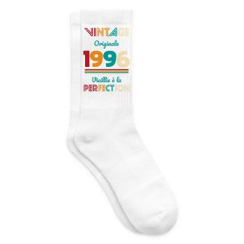1996 – Vintage – Aged to perfection - Tennis socks - white - Right