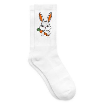 QW_NAC_SZARY_Z_BIALYM_NAPISEM - Chaussettes de tennis - blanc - Droite