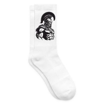 Spartaner Gym Muskeln - Tennissocken - Weiß - Rechts