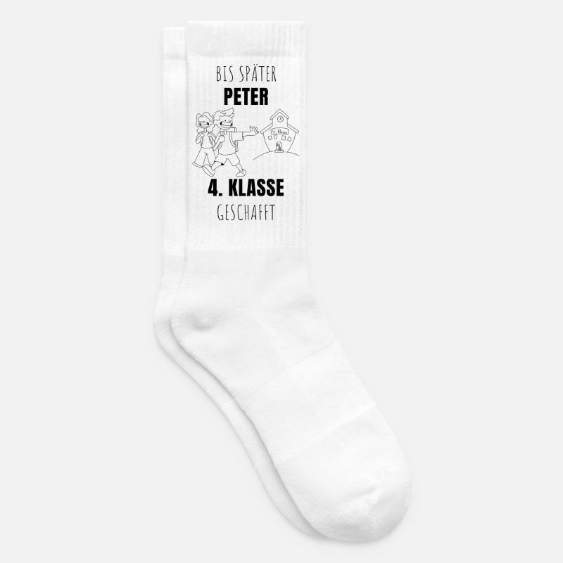 BIS SPAETER PETER - Tennissocken - Weiß