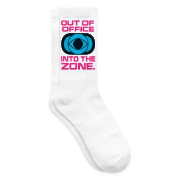 Out of Office Concentration Work Area - Tennis socks - white - Right