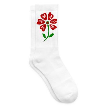 Mama 2026 - Tennissocken - Weiß - Rechts