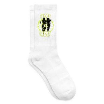 YOU vs YOU Fitness-Duell - Tennissocken - Weiß - Rechts