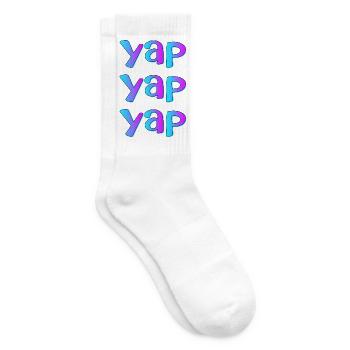 Speeches Proverbs - Tennis socks - white - Right