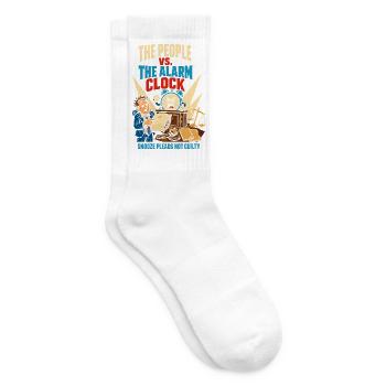 People against the alarm clock - Tennis socks - white - Right