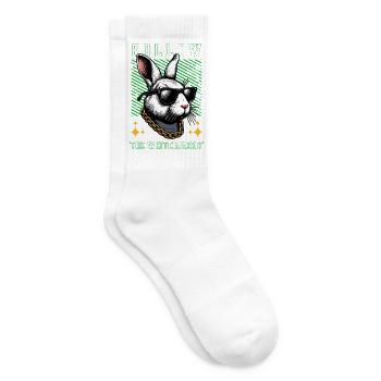 FOLLOW THE WHITE RABBIT - Tennissocken - Weiß - Rechts