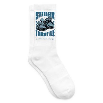 Bigfoot Alien Stellar Throttle Design - Tennissocken - Weiß - Rechts