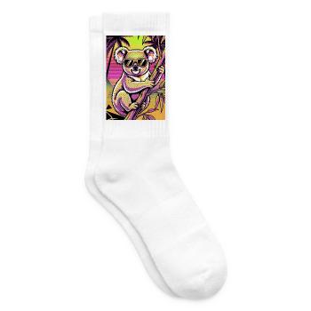 Koala - Tennissocken - Weiß - Rechts