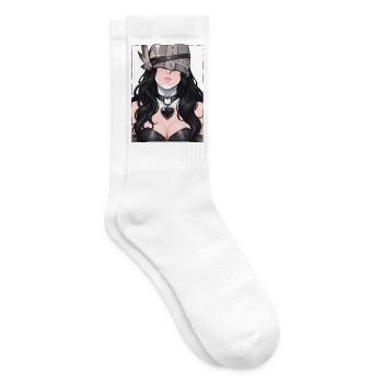 Ritterin im Schattenherz - Tennissocken - Weiß - Rechts