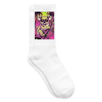 Koala - Tennissocken - Weiß - Rechts