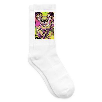 Koala - Tennissocken - Weiß - Rechts