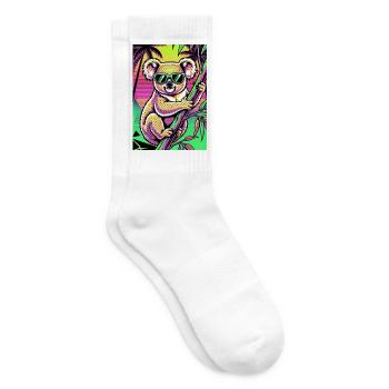 Koala - Tennissocken - Weiß - Rechts