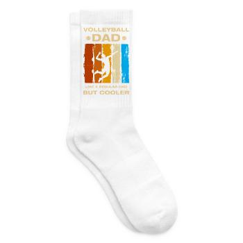 Volleyball Dad Volleyballspieler - Tennissocken - Weiß - Rechts