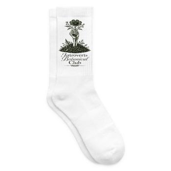 Introverts Botanischer Club Blüte - Tennissocken - Weiß - Rechts
