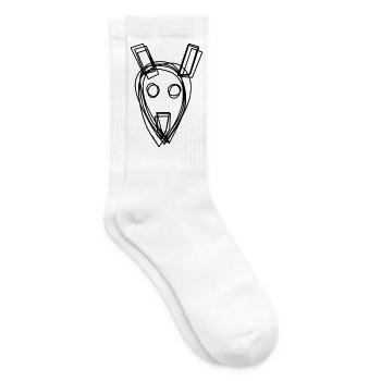 Känguru handgezeichnet - Tennissocken - Weiß - Rechts