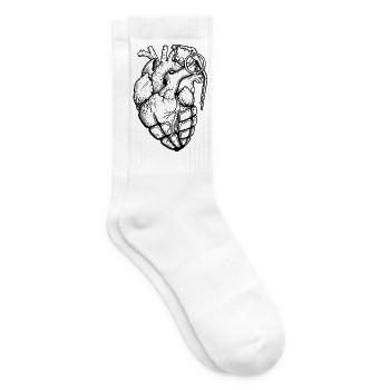 Anatomische grenade_coeur_ - Tennissocken - Weiß - Rechts
