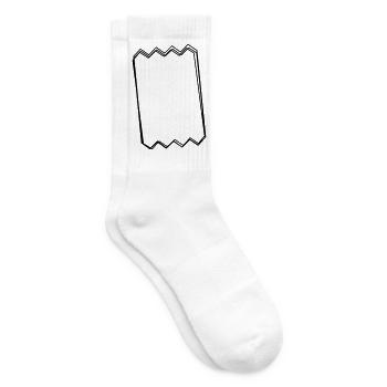 Kassenbon handgezeichnet - Tennissocken - Weiß - Rechts