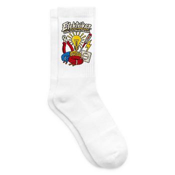 Elektriker Ohne uns wird's duster - Tennissocken - Weiß - Rechts