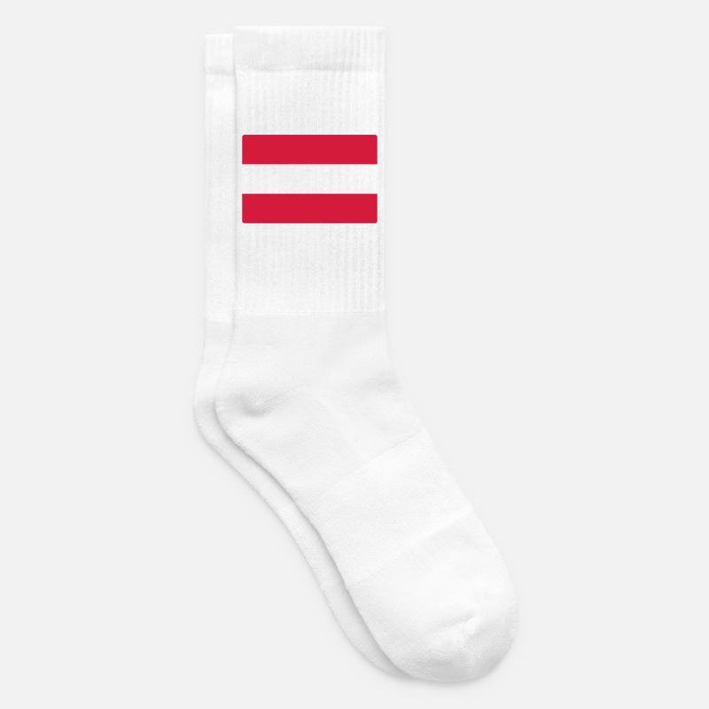 Show your Austrian pride! - Tennis socks - white