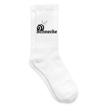 Schnecke - Tennissocken - Weiß - Rechts