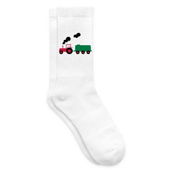 tracteur - Chaussettes de tennis - blanc - Droite