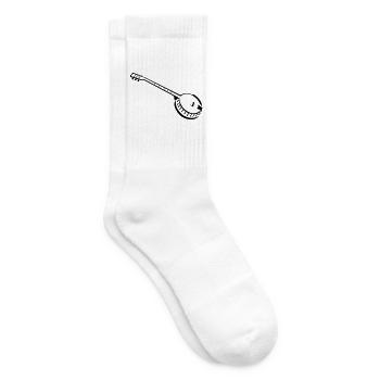 banjo musik musiker - Tennissocken - Weiß - Rechts