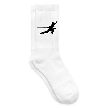 taichi qiong kung fu - Tennis socks - white - Right
