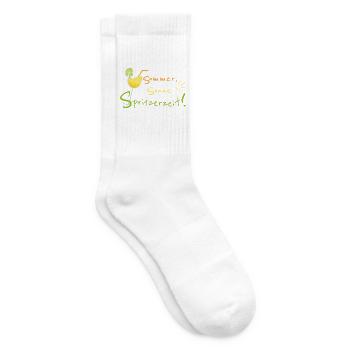 Sommer, Sonne, Spritzerzeit! Weinglas - Tennissocken - Weiß - Rechts