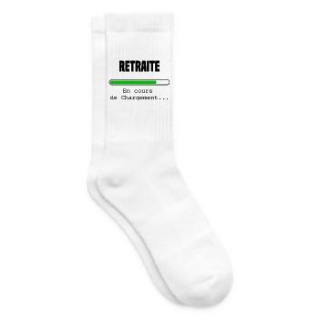 Retraite en cours de chargement - Chaussettes de tennis - blanc - Droite