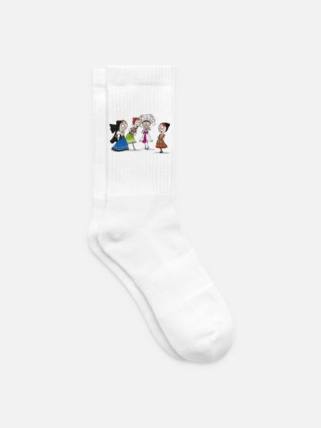 COMIC - SERBSKE DRASTY - Tennissocken - Weiß