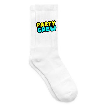 Party Crew Bunt - Tennissocken - Weiß - Rechts