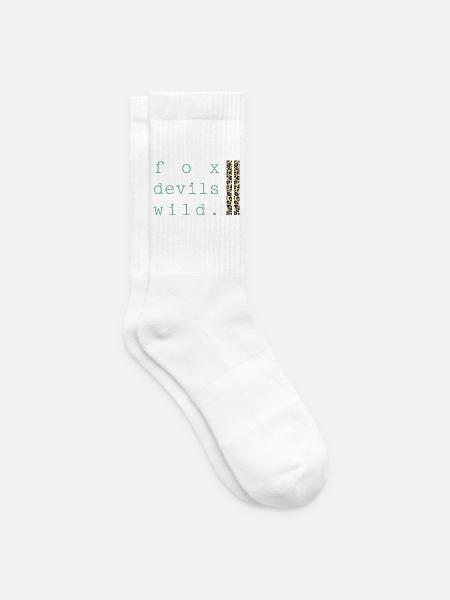 Fuchs-Teufels-Wild Leopard - Tennissocken - Weiß