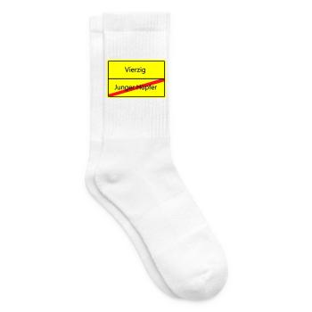 ortsschild_vierzig - Tennissocken - Weiß - Rechts