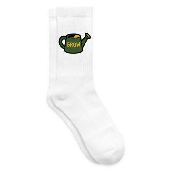 L’arrosage peut faire pousser des plantes jardinières - Chaussettes de tennis - blanc - Droite