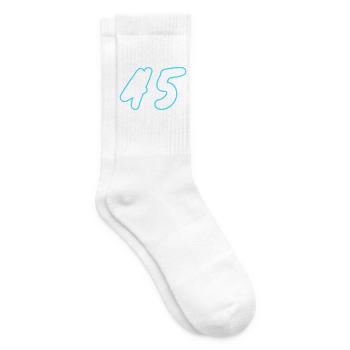 45 Zahl symbol - Tennissocken - Weiß - Rechts