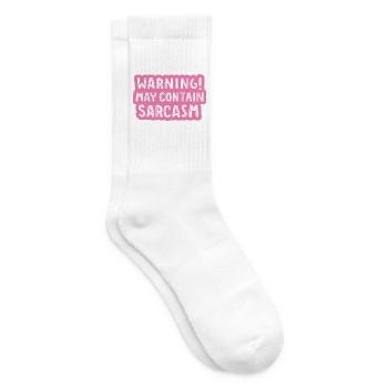 Sarkasmus Pink - Tennissocken - Weiß - Rechts
