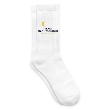 Team Nachtschicht - Tennissocken - Weiß - Rechts