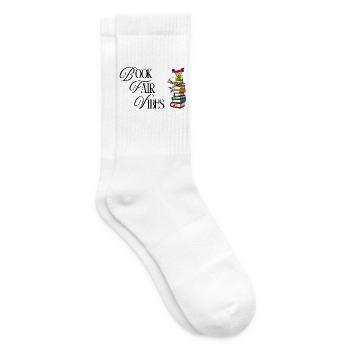 Nur Buchmesse-Vibes - Tennissocken - Weiß - Rechts
