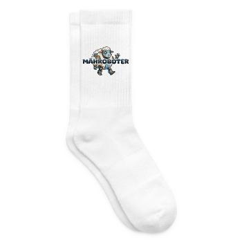 Mähroboter Cartoon Schaf - Tennissocken - Weiß - Rechts