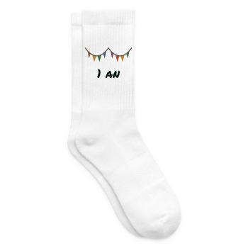 1. 1 Jahr. 1. JUBILÄUM. 1-JÄHRIGES JUBILÄUM - Tennissocken - Weiß - Rechts